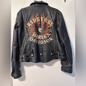 Vintage Harley Davidson Leather Jacket